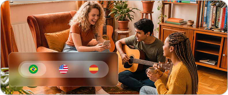 Personalized experience <span class='d-lg-block'>in your preferred language.</span>